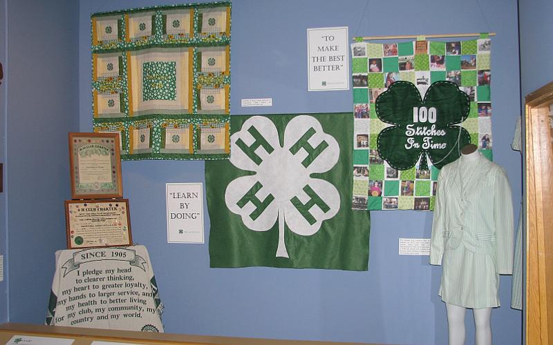 4-H exhibit at the Reno County Museum