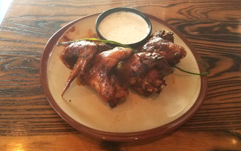 Chicken wings at Char Bar in Kansas City