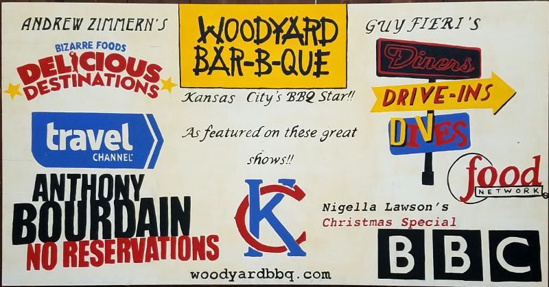 Woodyard Bar-B-Que on television shows
