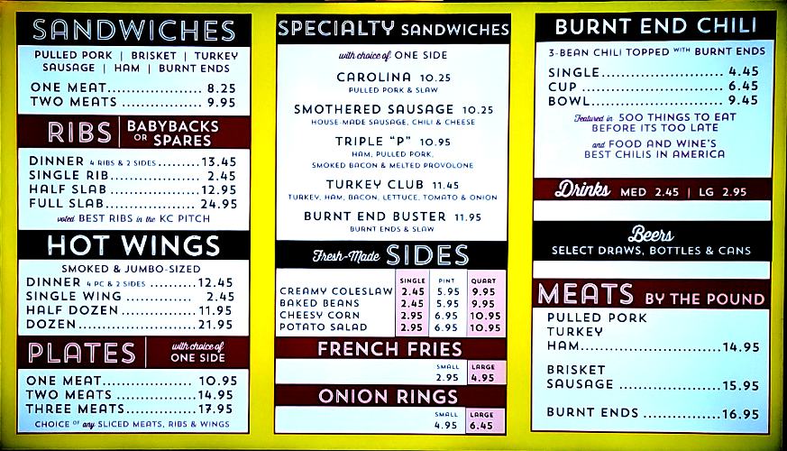 Woodyard BarBQue Kansas City, Kansas