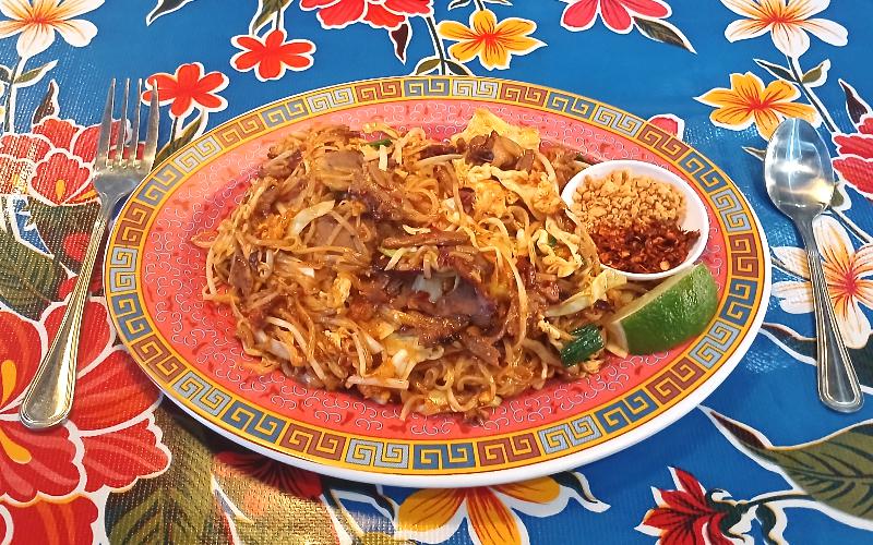 Phad Thai brisket - Buck Tui BBQ Restaurant