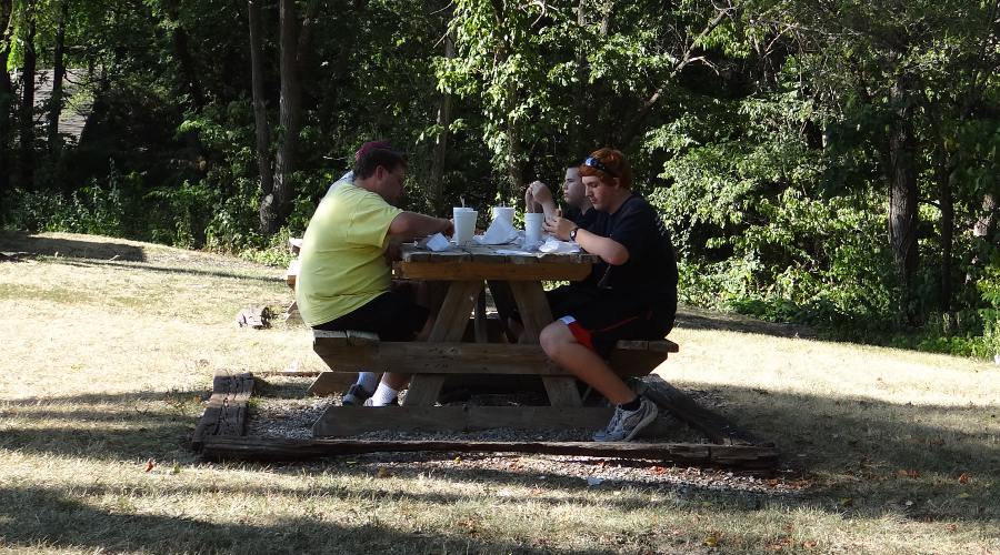 picnic tables at Christy's Tasty Queen - Kansas City, Kansas