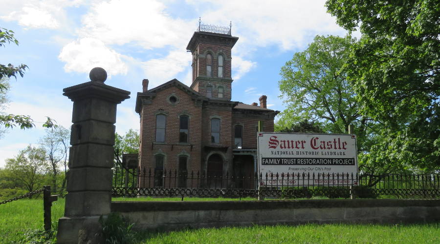 Sauer Castle and Family Trust Sign