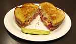 Reuben sandwich at D' Bronx Deli