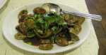 clams sauted with black bean sauce - ABC Cafe