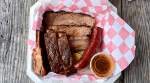 beef brisket, pork ribs, beef sausage - Dunn Deal BBQ