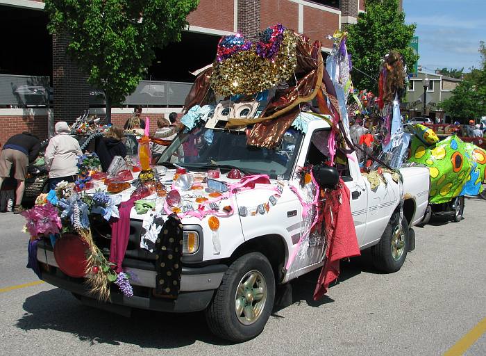 Art Tougeau - Wheeled Art Parade In Lawrence, Kansas