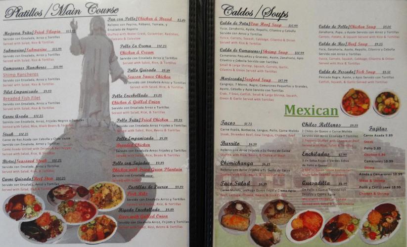 El Pulgarcito menu Merriam, Kansas