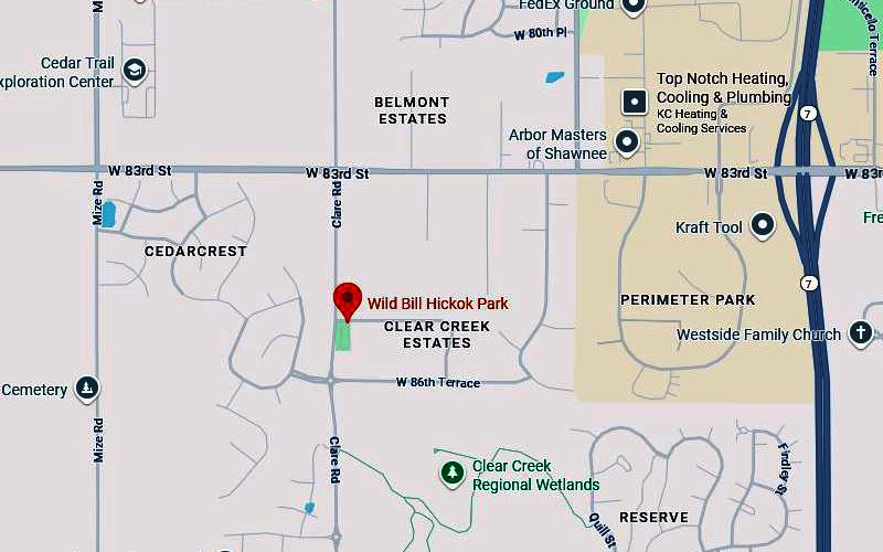 Monticello Historical Museum Map - Shawnee, Kansas