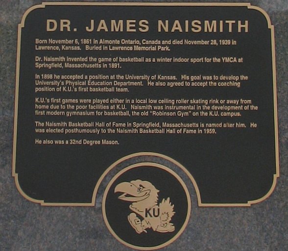 Dr. James Naismith at the University of Kansas