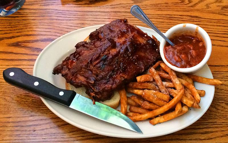 baby back ribs - Austin's car and grill
