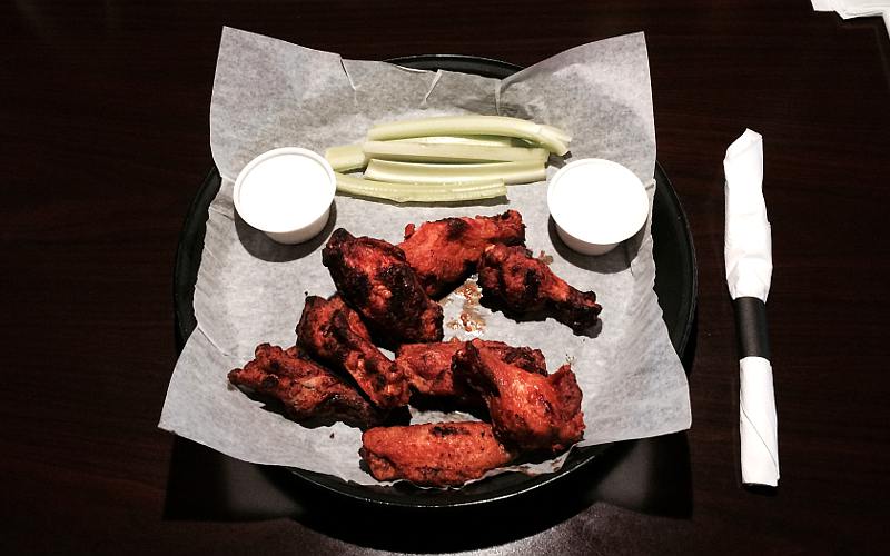 Buffalo wings at Freddy T's in Olathe