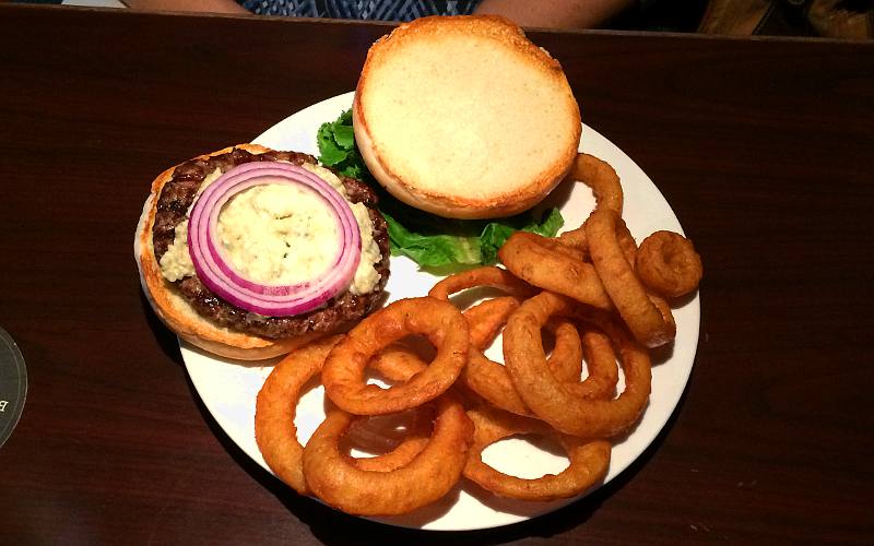 True Bleu Burger Freddy T's Bar in Olathe, Kansas