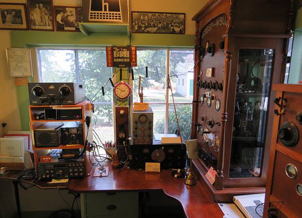 Amateur radio station W9BSP at Ensor Museum