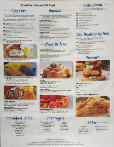 Old 56 Family Restaurant Breakfast Menu - Olathe, Kansas