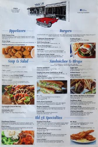 Old 56 Family Restaurant Menu - Olathe, Kansas