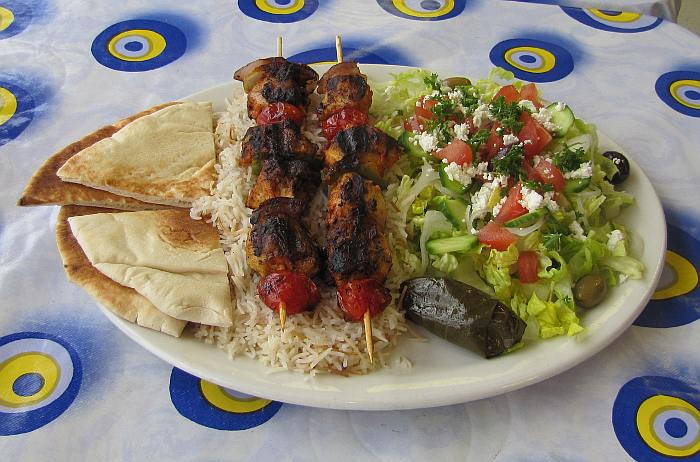Chicken Shish Kebab Plate - Mediterranean Market