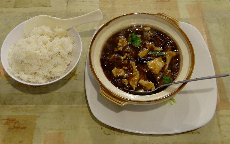 chicken and eggplant hotpot at ABC Caf