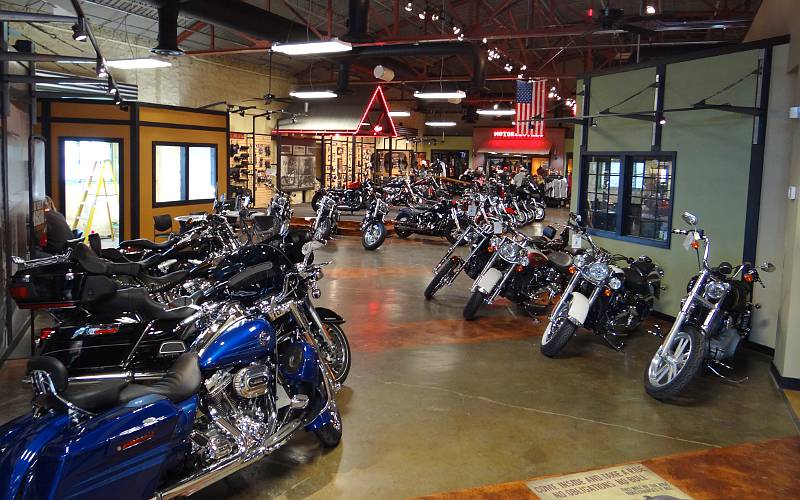 Historic Harley-Davidson showroom - Topeka, Kansas