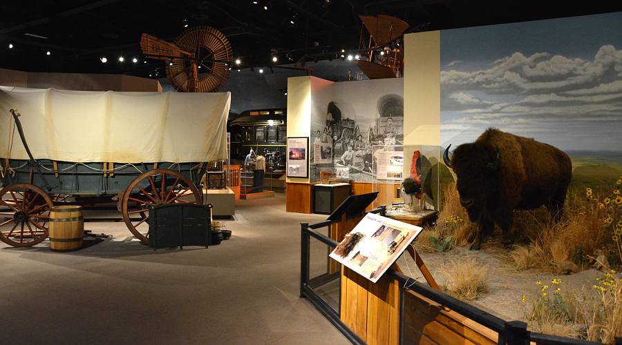 Forts and Trails Exhibit at the Kansas History Museum