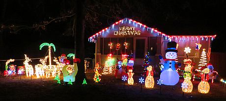 Polk Street Christmas Display - Topeka, Kansas