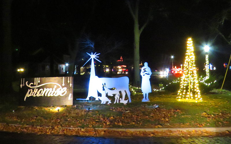 Potwin Place Neighborhood Christmas Display Topeka, Kansas