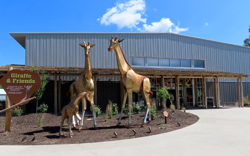 Giraffe & Friends exhibit - Topeka, Zoo