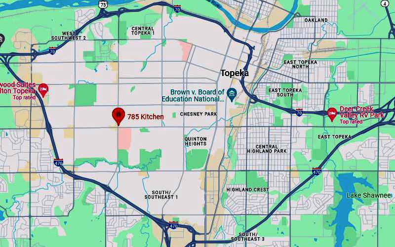 7.8.5 Kitchen Map - Topeka, Kansas