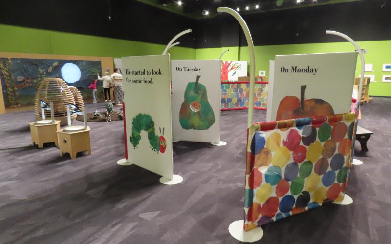 Very Eric Carle: A Very Hungry, Quiet, Lonely, Clumsy, Busy Exhibit - Kansas Children's Discovery Center