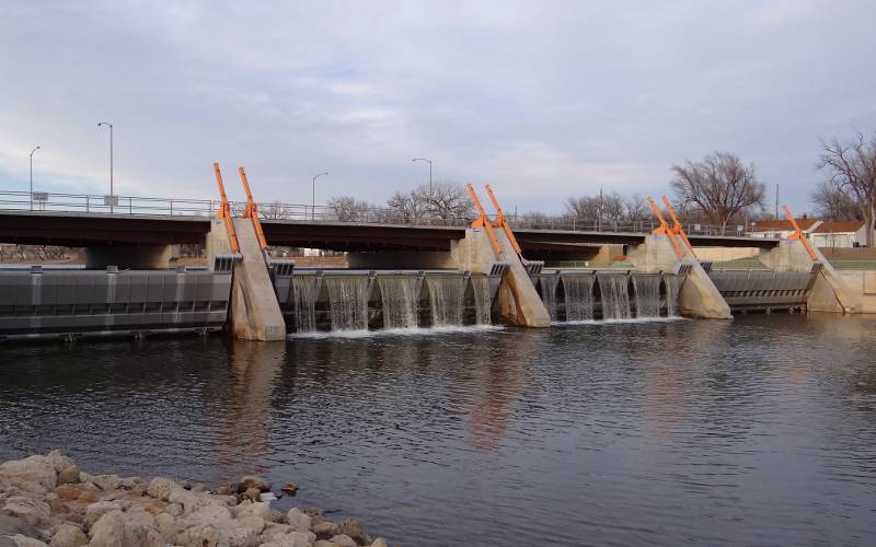 Lincoln Street Dam and Bridge - Wichita, Kansas