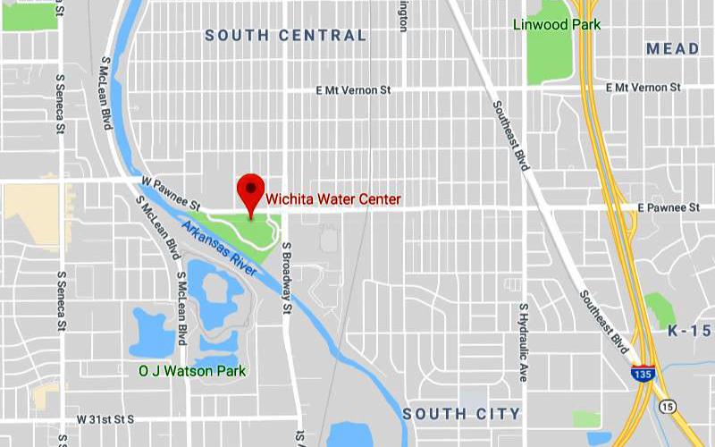 The Wichita WATER Center Map - Wichita, Kansas