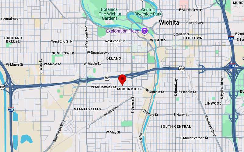 McCormick School Museum Map - Wichita, Kansas